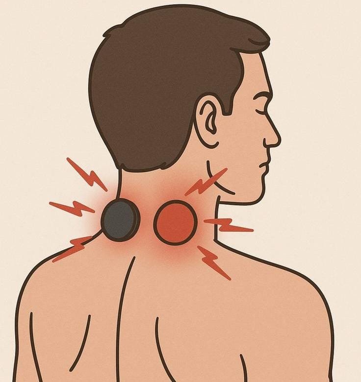 Biomagnetismo imanes puestos en la nuca